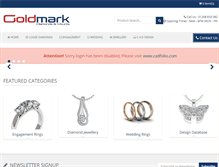 Tablet Screenshot of goldmarkuk.com